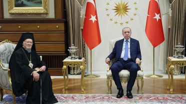Cumhurbaşkanı Erdoğan, Fener Rum Patriği ile görüştü