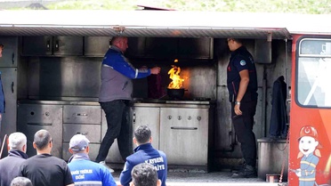 Erciyes AŞ personeline uygulamalı yangın eğitimi