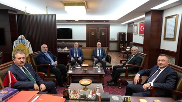 Oktay'dan Destici'ye Taziye Ziyareti