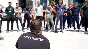 Hastanede yangın eğitimi