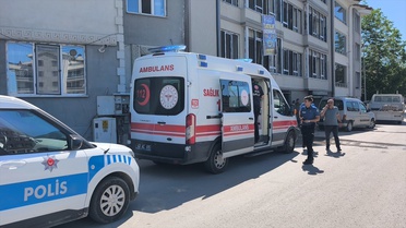 Kütahya'da İnşaat Kazası: İşçi Düşüp Yaralandı
