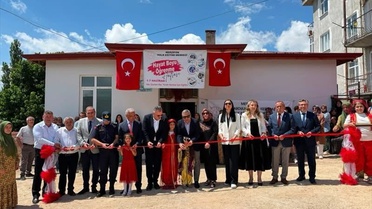 Muşruf Köyü'nde yıl sonu sergisi