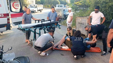 Manavgat'ta Motosiklet Kazası: Sürücü Yaralandı