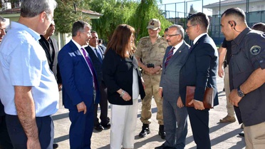 TBMM Komisyonu, saldırının yaşandığı okulu ziyaret ederek yetkililerden bilgi aldı