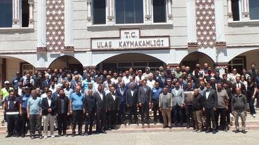 Ulaş Kaymakamı Eskimez veda etti
