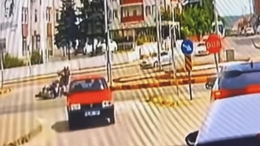 BARTIN'da Yunus Polisi Motosiklet Kazası