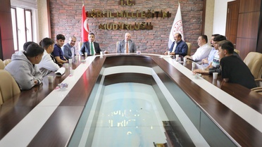 Ağrı'da Evliya Çelebi Öğrenci Değişim Projesi kapsamında gelen öğrenciler ağırlandı