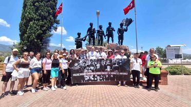 Aydın'da Malgaç Baskını'nın yıl dönümünde anlamlı yürüyüş