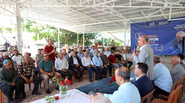 Başkan Yapar, Yaylacık Mahallesi'nde vatandaşlarla bir araya geldi
