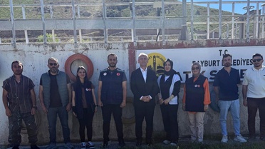 Bayburt Belediyesi Atık Su Arıtma Tesisi denetlendi