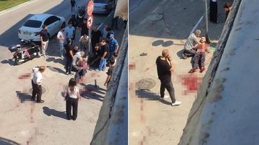 Sokak kan gölüne döndü, yaralı babanın feryadı yürek dağladı: Sakın ölme 