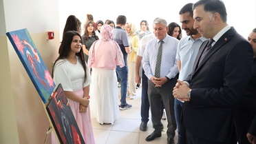 Çemişgezek'te Öğrenci Resim Sergisi Açıldı
