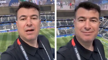 Görevden alınan TRT spikerinin maç öncesi videosu ortaya çıktı