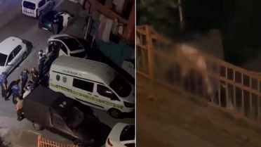 İstanbul'un göbeğinde demir korkuluklara kabloyla asılı ceset bulundu