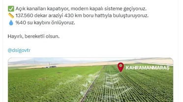 Kahramanmaraş'ta Su Kaybı Önleniyor