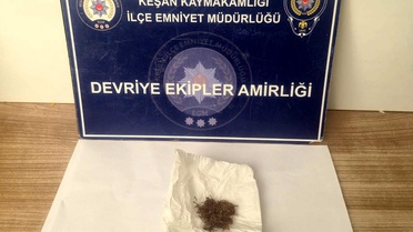 Keşan'da Uyuşturucu Yakalandı
