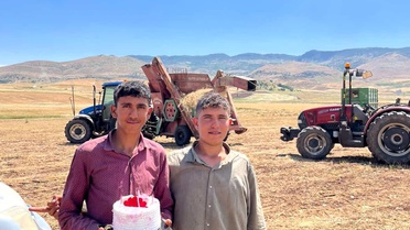 Siirt'te Genç Çiftçiye Doğum Günü Sürprizi
