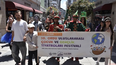 10. Ordu Çocuk ve Gençlik Tiyatroları Festivali Başladı