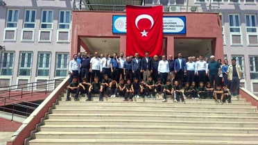 Köyde şehit ve gazilere vefa kütüphanesi açıldı