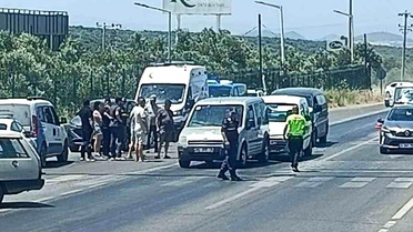 Ayvalık'ta Zincirleme Trafik Kazası
