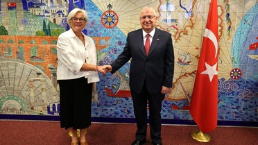 Güler ve Vautrin NATO'da Bir Araya Geldi
