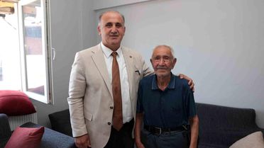 Başkan Kaya'dan şehit babalarına Babalar Günü ziyareti
