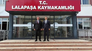 Başsavcı Sarıca'dan Kaymakam Yılmaz'a veda ziyareti
