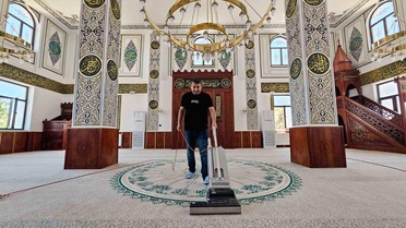 Battalgazi Belediyesi Mehmet Turgut Camii'ni açılışa hazırladı