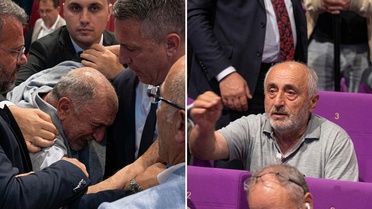 Belediye başkanına tepki gösterince yaka paça dışarı atılmıştı! Yeni görüntüler çıktı