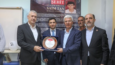 Şehit Güvenlik Korucusu Adına Kütüphane Açıldı