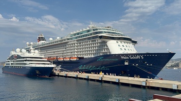 Bodrum'a İki Kruvaziyer Geldi
