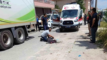 Kırıkkale'de Kamyon Çarpan Yaşlı Kadın Ağır Yaralı