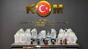 Kırşehir'de Kaçak Alkol Operasyonu