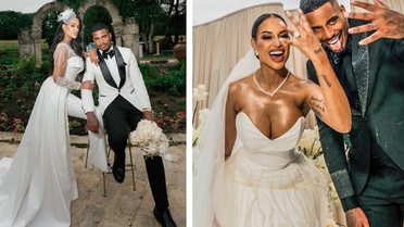 Lemina, iki çocuğunun annesi Neguesha ile 9 yıllık birliktelikten sonra evlendi