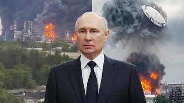 Moskova yanarken Putin bakın nerede görüntülendi