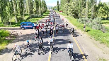 Narman'da doğa ve spor Peri Bacaları'nda buluştu