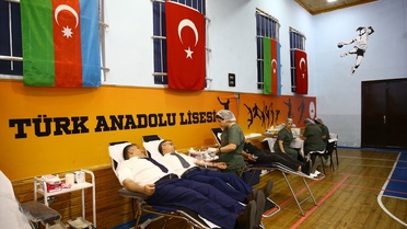 Bakü'de Kan Bağışı Kampanyası