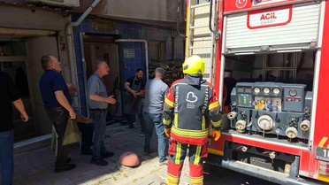 Bandırma'da davlumbazdan çıkan yangın mahalleyi ayağa kaldırdı