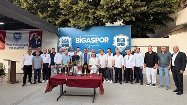 Bigaspor'da Başkan Levent Şahin Güven Tazeledi