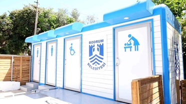 Bodrum'da modern tuvaletler hizmete alındı