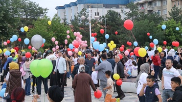 Nuh Emir İçin 400 Balon Uçuruldu