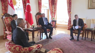 Erdoğan, Singapur Başbakanı Wong'u kabul etti