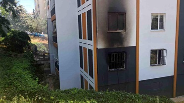 Kilis'te Evde Yangın, 4 Kişi Hastaneye Kaldırıldı