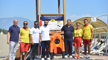 Kumluca'da yüzme alanları denetlendi