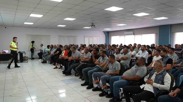 Melikgazi'den saha çalışanlarına trafik eğitimi