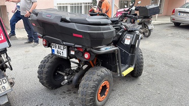 Çorlu'da ATV-Motosiklet Kazası
