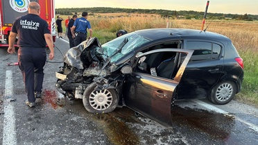 Tekirdağ'da Trafik Kazası: 3 Yaralı