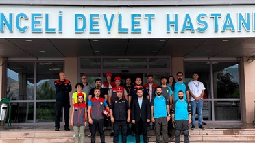 Tunceli'de Deprem Tatbikatı Gerçekleştirildi