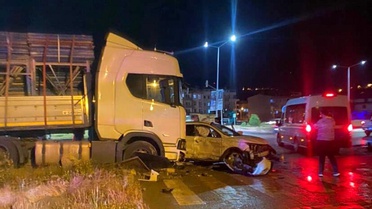 Bayburt'ta Trafik Kazası: 1 Yaralı