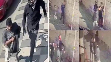 Her şey saniyeler içinde oldu! Spreyle 250 bin dolarlık gasp kamerada